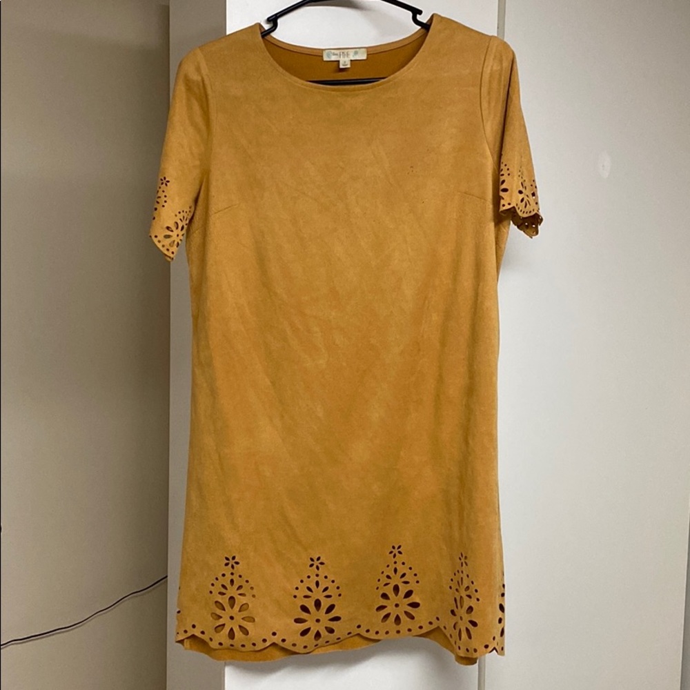 Mustard dress